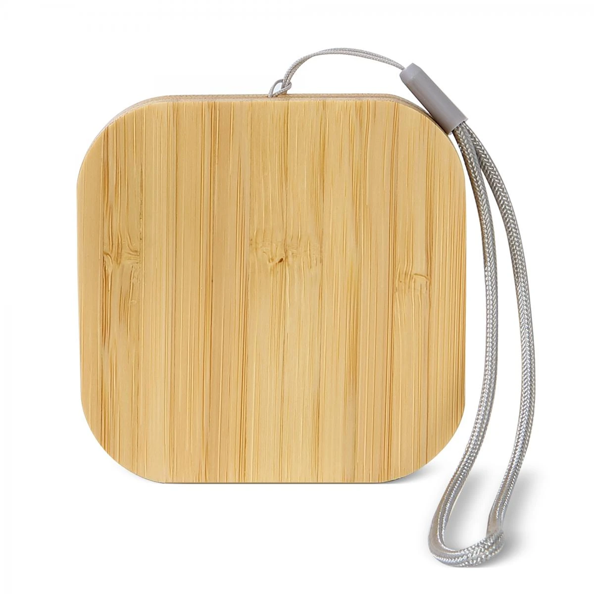 Çok Fonksiyonlu Taşınabilir Kablo Seti (Kare Bambu Kutu, 60W, Sim Kart Saklama + Telefon Standı)