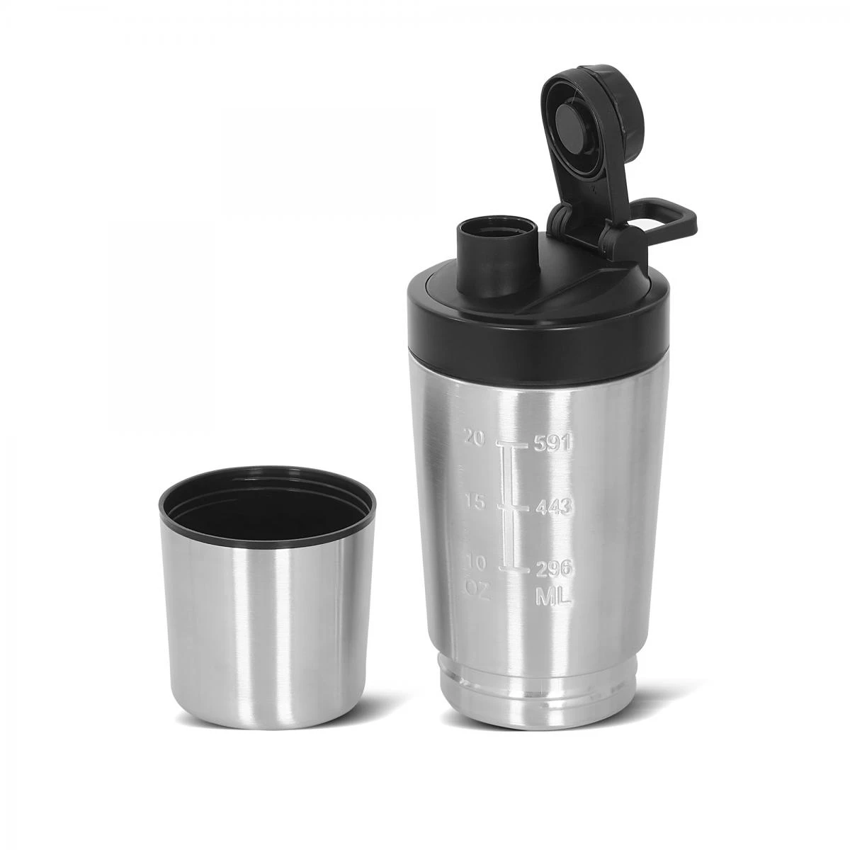 Çelik SHAKER Sporcu Suluğu Protein Shaker ve Smoothie Matarası ( 700 ml )