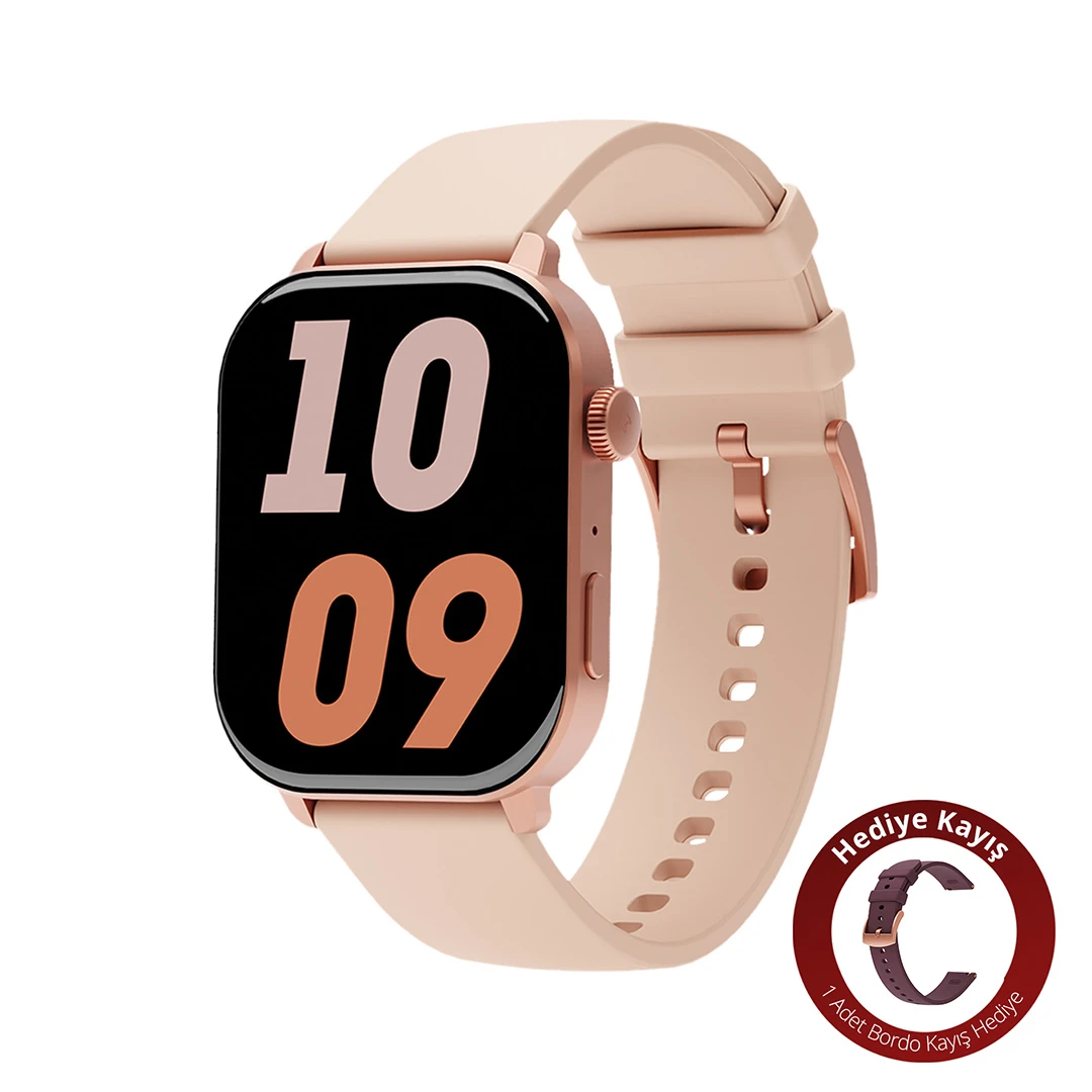 Inteya HiWatch Talk 2 Akıllı Saat Rose Gold Promozone