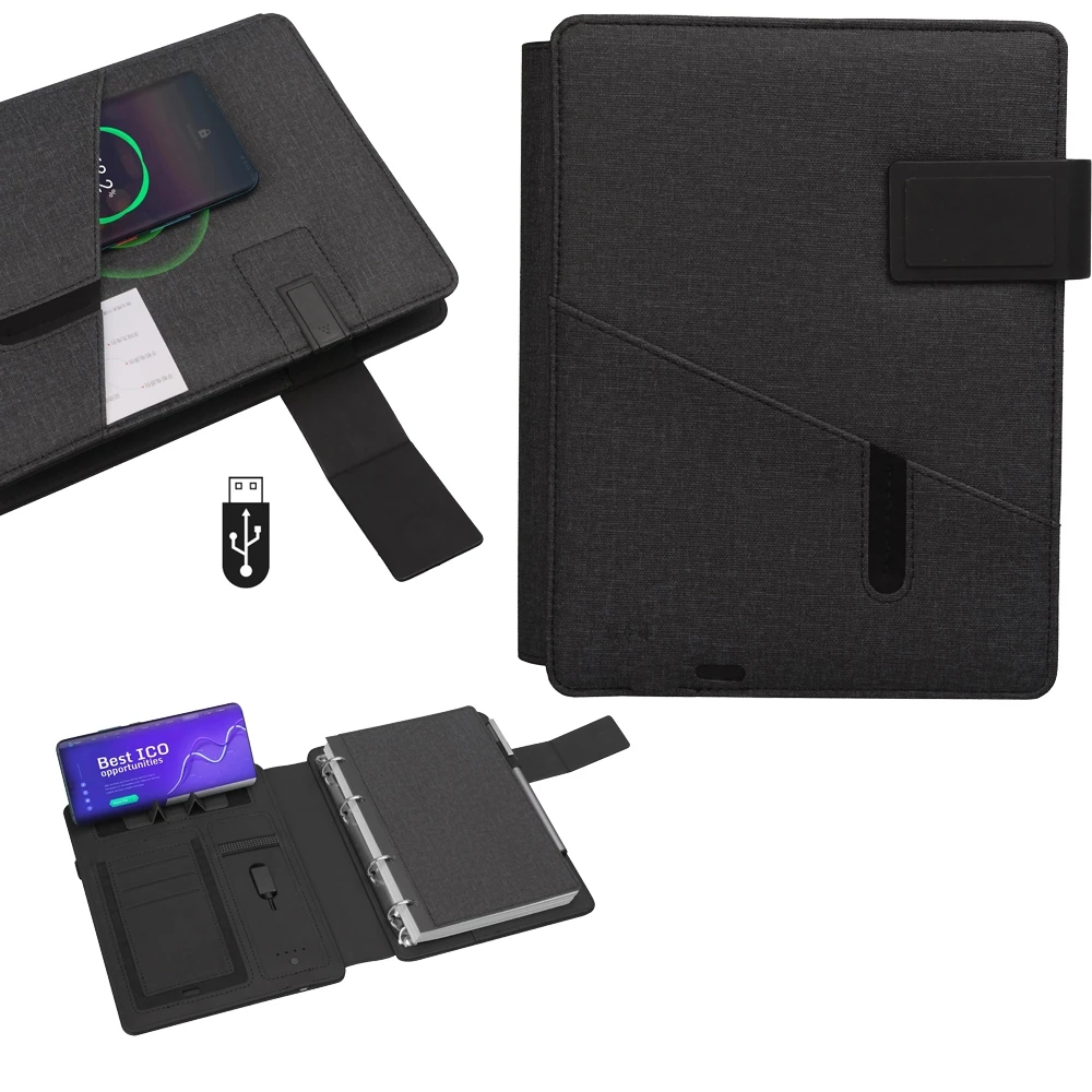 Powerbank 8000 mAh 32 GB USB Wireless Organizer Promozone