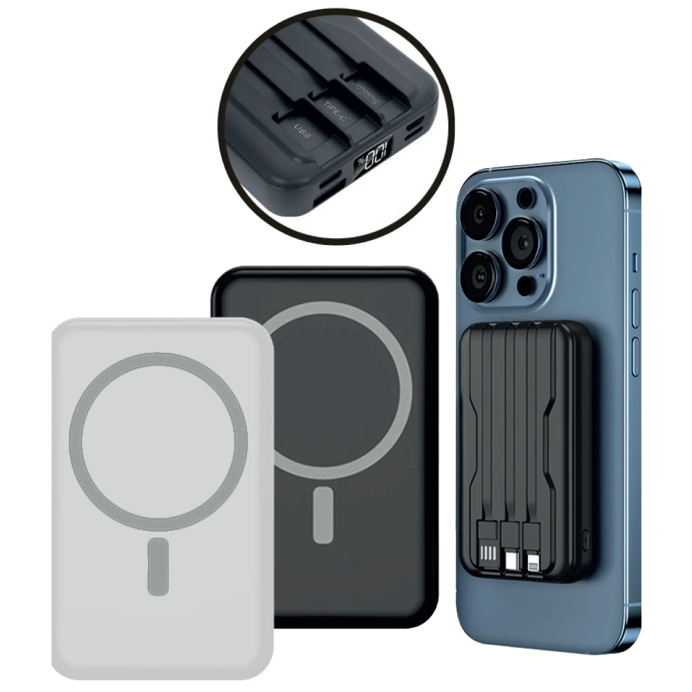 10000 mAh Wireless Mobil Şarj Cihazı Promozone