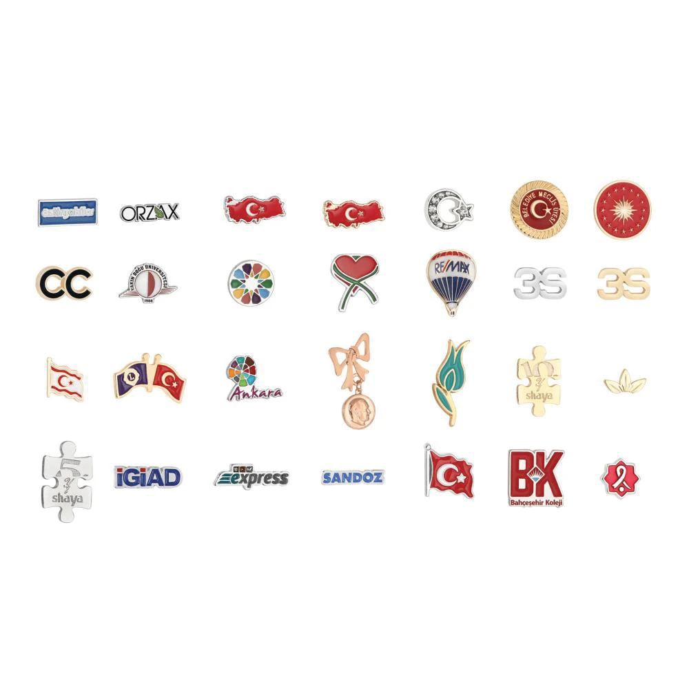 Mineli Döküm Rozet (İğneli) Promozone