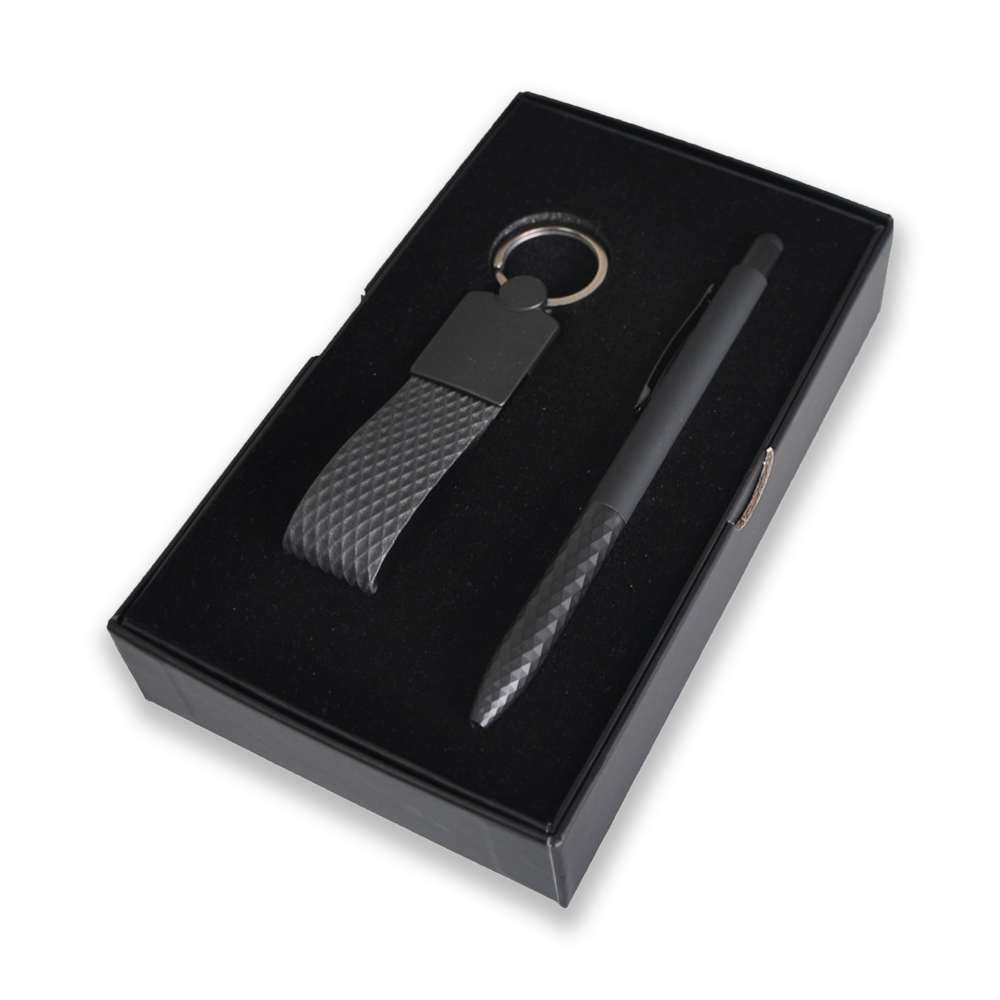 2 Ürünlü Kutulu Vip Diamond Hediye Seti (Touchpen Dokunmatik Kalem - Anahtarlık) Promozone