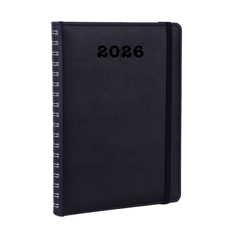 Termoderi Kapaklı Gizli Spiralli Ajanda Promozone