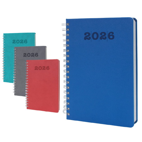 Termoderi Kapaklı Spiralli Ajanda Promozone