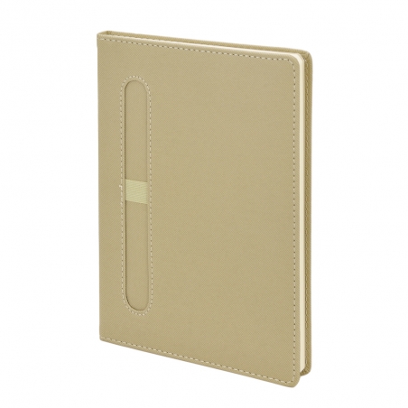 15 x 21 cm Termo Deri Kapaklı Tarihsiz Defter 224 Sayfa 70 gr 1. Hamur Krem İç Kağıt Kalem Takma Yerli Promozone