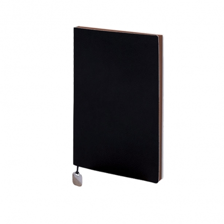 13 x 21 cm Salpa Deri Kapaklı Tarihsiz Defter 192 Sayfa 80 gr 1. Hamur Krem Çizgili Renkli Kenarlı Promozone