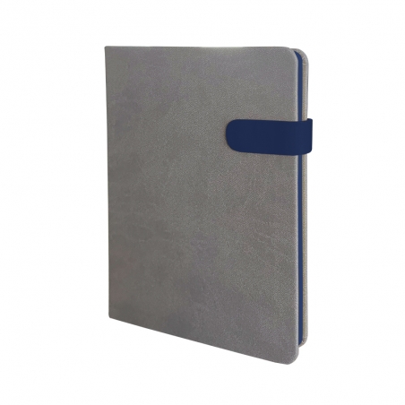 13 x 21 cm Termo Deri Magnet Kapaklı Tarihsiz Defter 240 Sayfa 70 gr Ivory Krem Çizgili Kenar Boyalı Kalem Tutuculu (PZ22065) Promozone