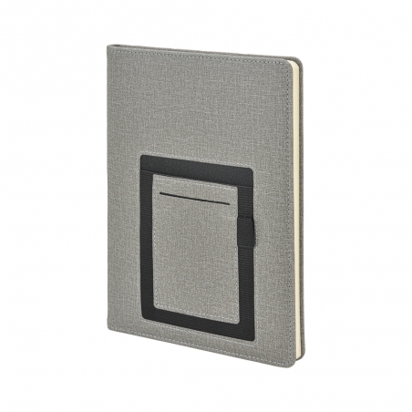 15 x 21 cm Termo Deri Kapaklı Kanguru Defter 224 Sayfa 70 gr 1. Hamur Krem Çizgili İç Kağıt Kartvizit, Kalem ve Telefon Bölmeli Promozone