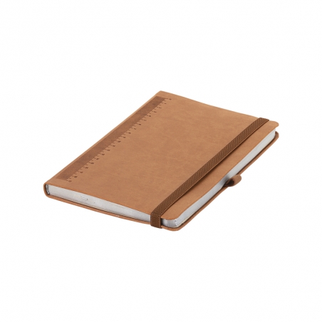 13 x 21 cm Termo Deri Kapaklı Gümüş Yaldız Kenarlı Cetvelli Defter 240 Sayfa 70 gr 1. Hamur Krem Çizgili İç Kağıt Promozone