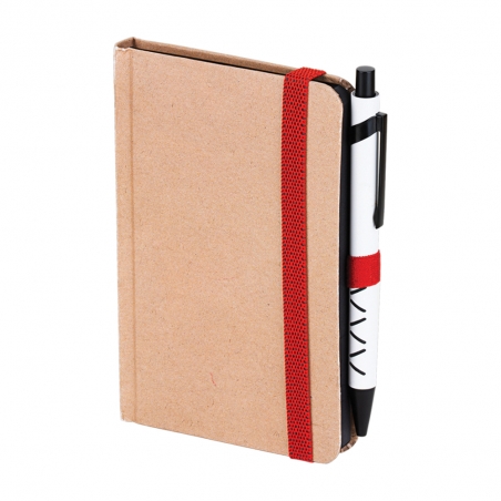 9 x 14 cm Kraft Sert Kapaklı Tarihsiz Defter 128 Sayfa 110 gr Siyah Çizgisiz Kalem Takma Yerli Promozone