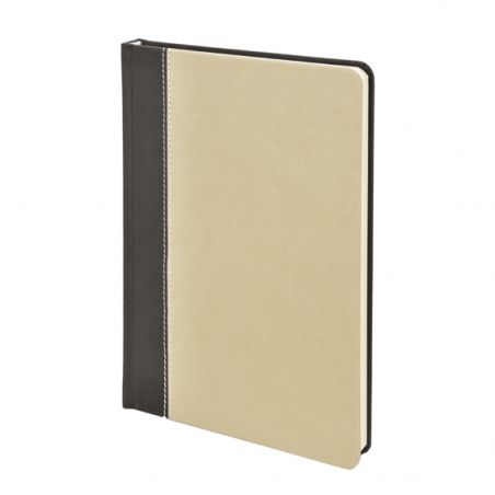 13 x 21 cm Termo Deri Kapaklı Tarihsiz Defter 192 Sayfa 70 gr Ivory Krem Çizgili Promozone