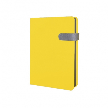 13 x 21 cm Termo Deri Magnet Kapaklı Tarihsiz Defter 240 Sayfa 70 gr Ivory Krem Çizgili Kenar Boyalı Promozone