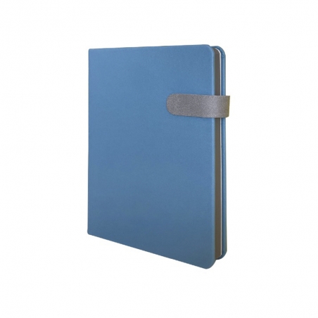 13 x 21 cm Termo Deri Magnet Kapaklı Tarihsiz Defter 240 Sayfa 70 gr Ivory Krem Çizgili Kenar Boyalı Promozone