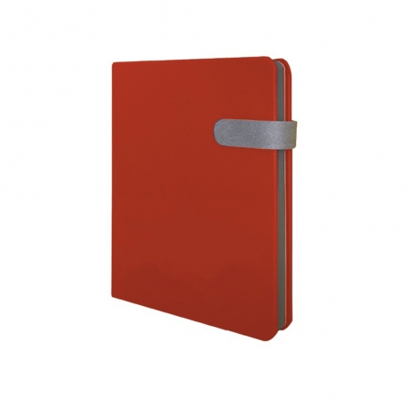 13 x 21 cm Termo Deri Magnet Kapaklı Tarihsiz Defter 240 Sayfa 70 gr Ivory Krem Çizgili Kenar Boyalı Promozone