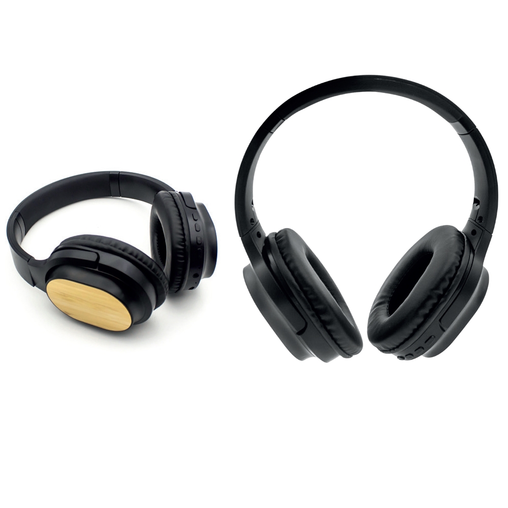 Bambu Yüzeyli Bluetooth Kablosuz Kulaklık Promozone