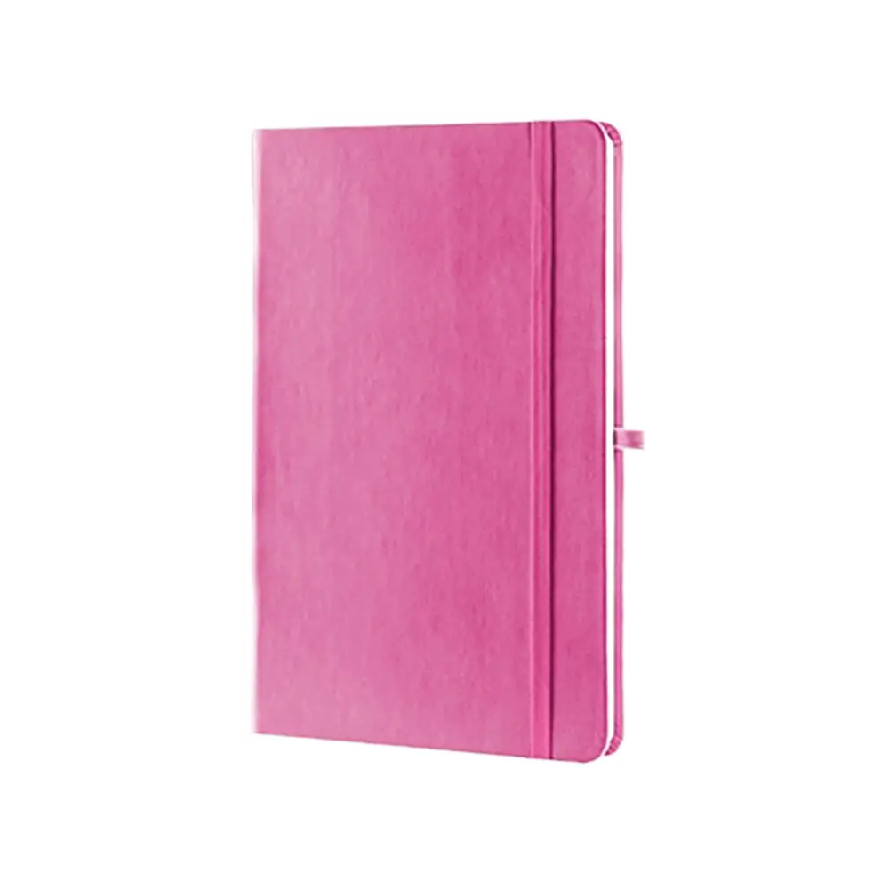 9 x 14 cm Termo Deri Kapaklı Tarihsiz Defter 192 Sayfa 60 gr Holmen Krem Çizgili Lastikli Kalem Tutuculu Promozone