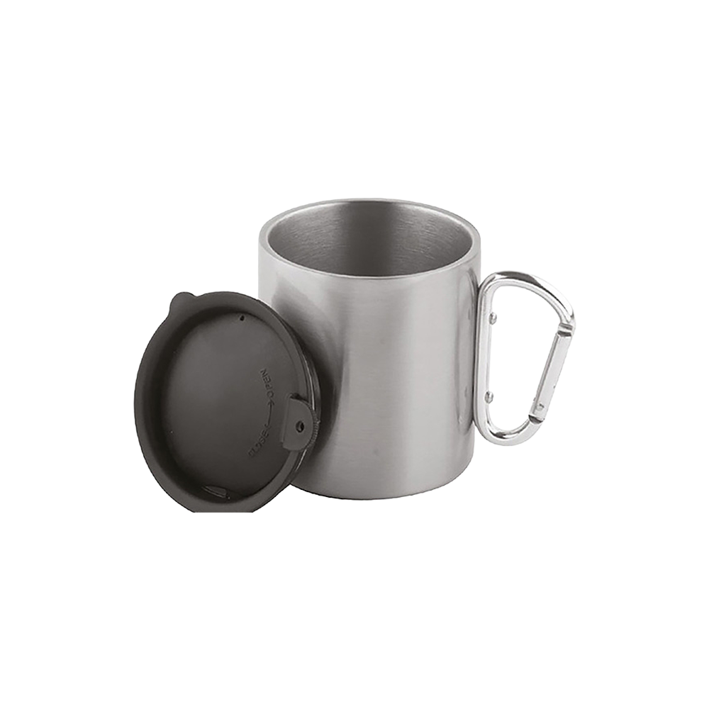 250 ml Karabina Saplı Paslanmaz Çelik Termos Bardak Promozone