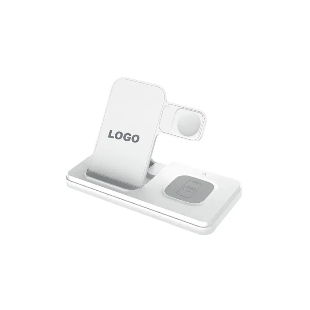 4'ü 1 Arada Kablosuz Şarj Standı Promozone