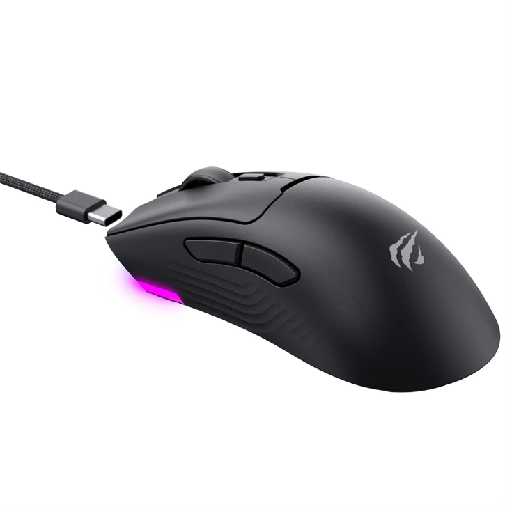 Havit Gamenote MS966SE  Kablosuz Gaming Mouse - Siyah – 3 Mod Bağlantı, 10000 DPI, RGB Aydınlatma Promozone