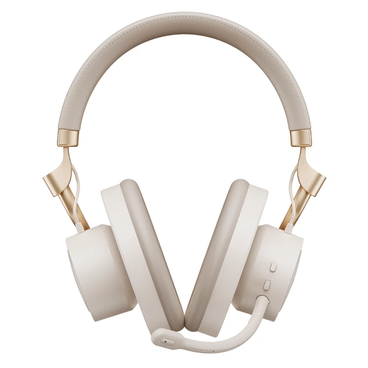 Havit Gamenote Fuxi-H8 Gaming Oyuncu Mikrofonlu Kulaklık (OHS, RGB, 6 Modlu Bağlantı, 32Mm Sürücü, Type-C, 3.5Mm, 2.4Ghz Kablosuz) - Gold Promozone