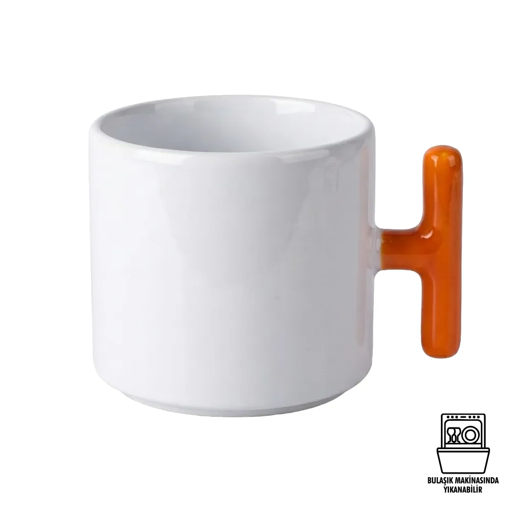 Süblimasyon Porselen T Kupa Bardak - Kutulu Promozone