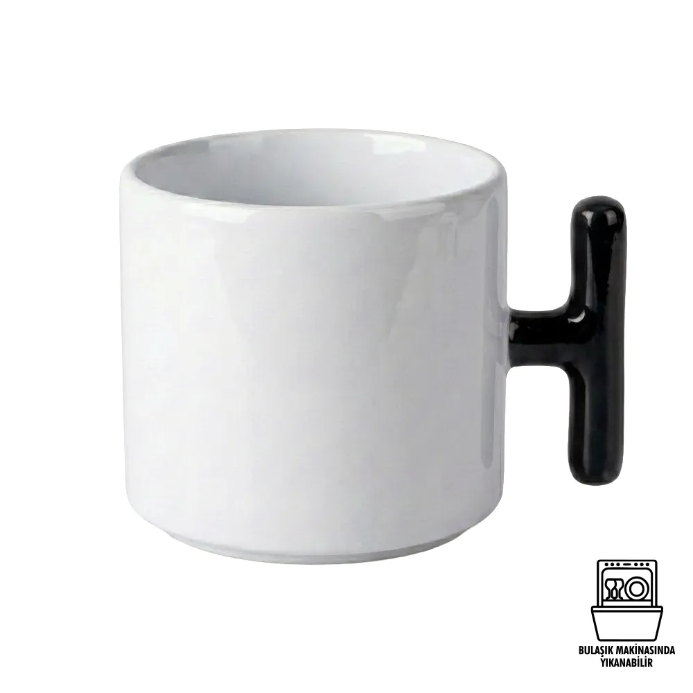 Süblimasyon Porselen T Kupa Bardak - Kutulu Promozone