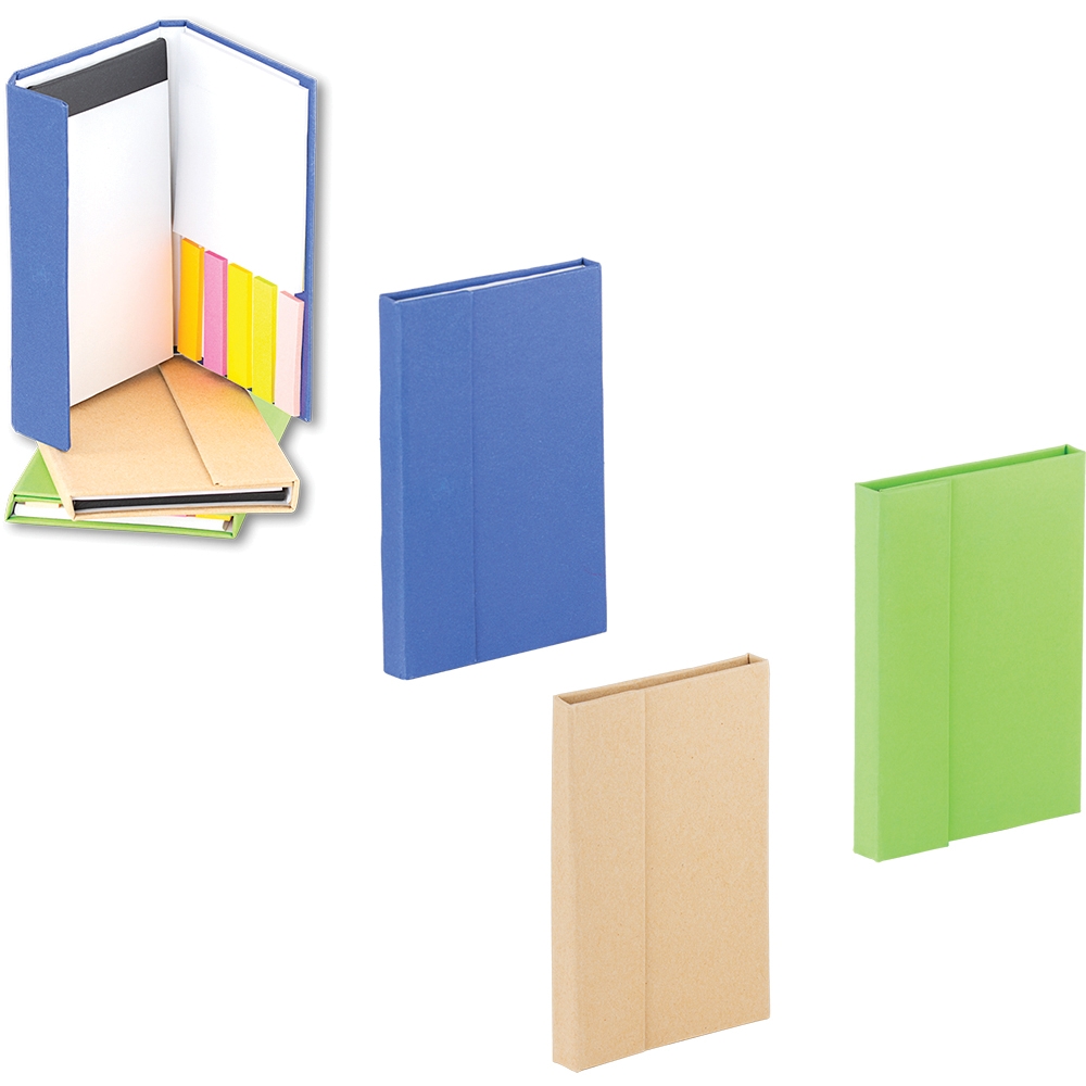 Renkli Yapışkanlı Not Kağıtlı Geri Dönüşüm Bloknot Promozone