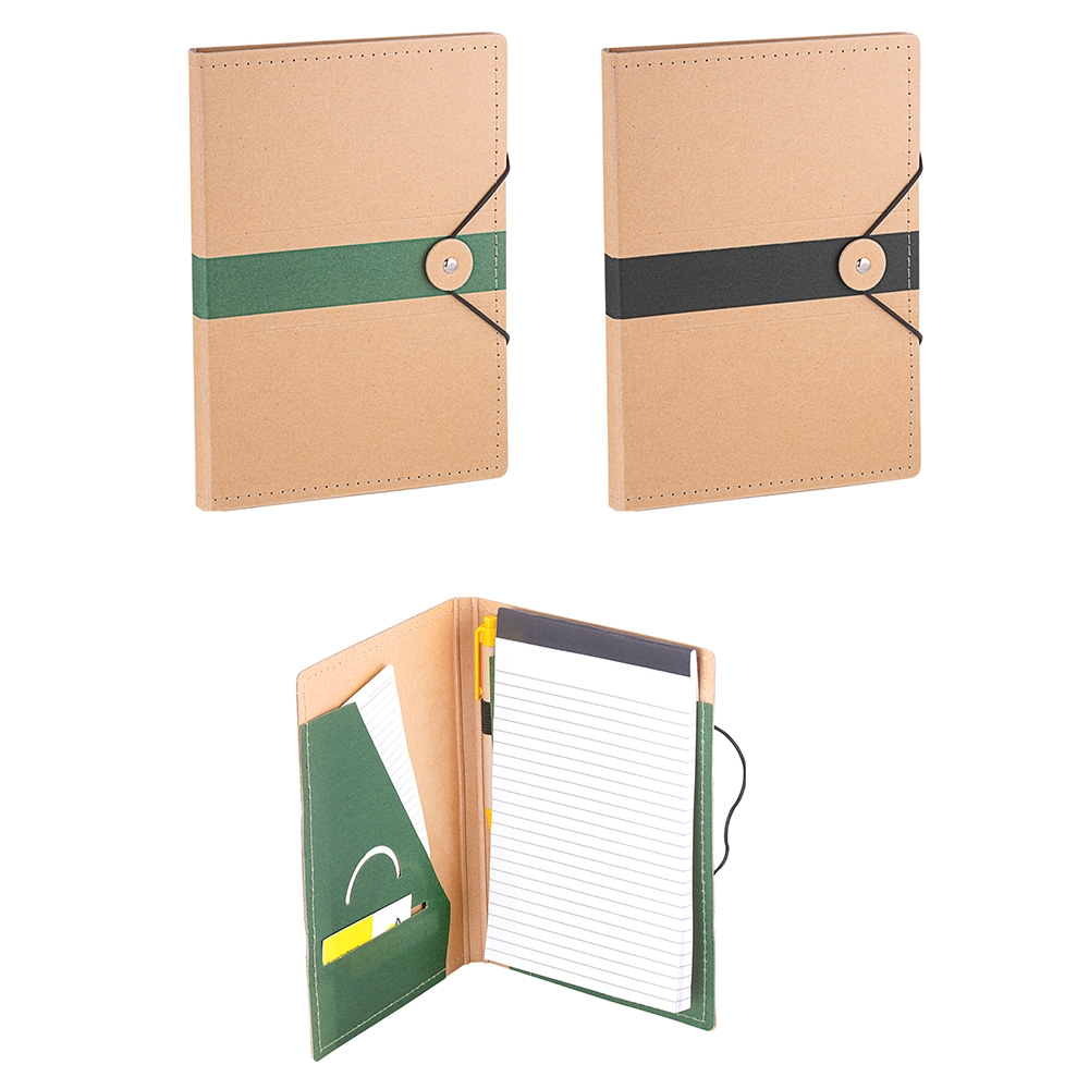 Geri Dönüşümlü Lastikli Toplantı Bloknotu Promozone