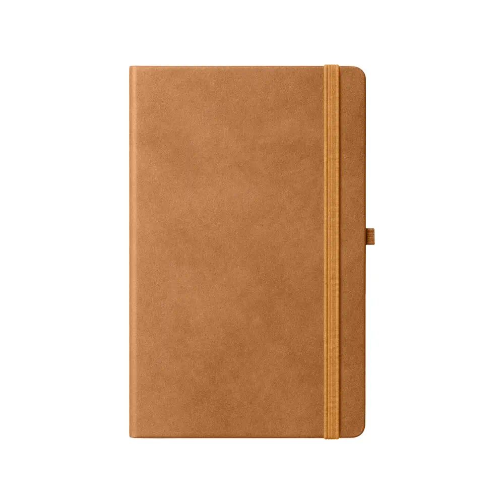 13 x 21 cm Termo Deri Kapaklı Tarihsiz Defter 224 Sayfa 80 gr 1. Hamur Krem İç Kağıt Kalem Geçmeli Renkli Kenar Çizgili Promozone