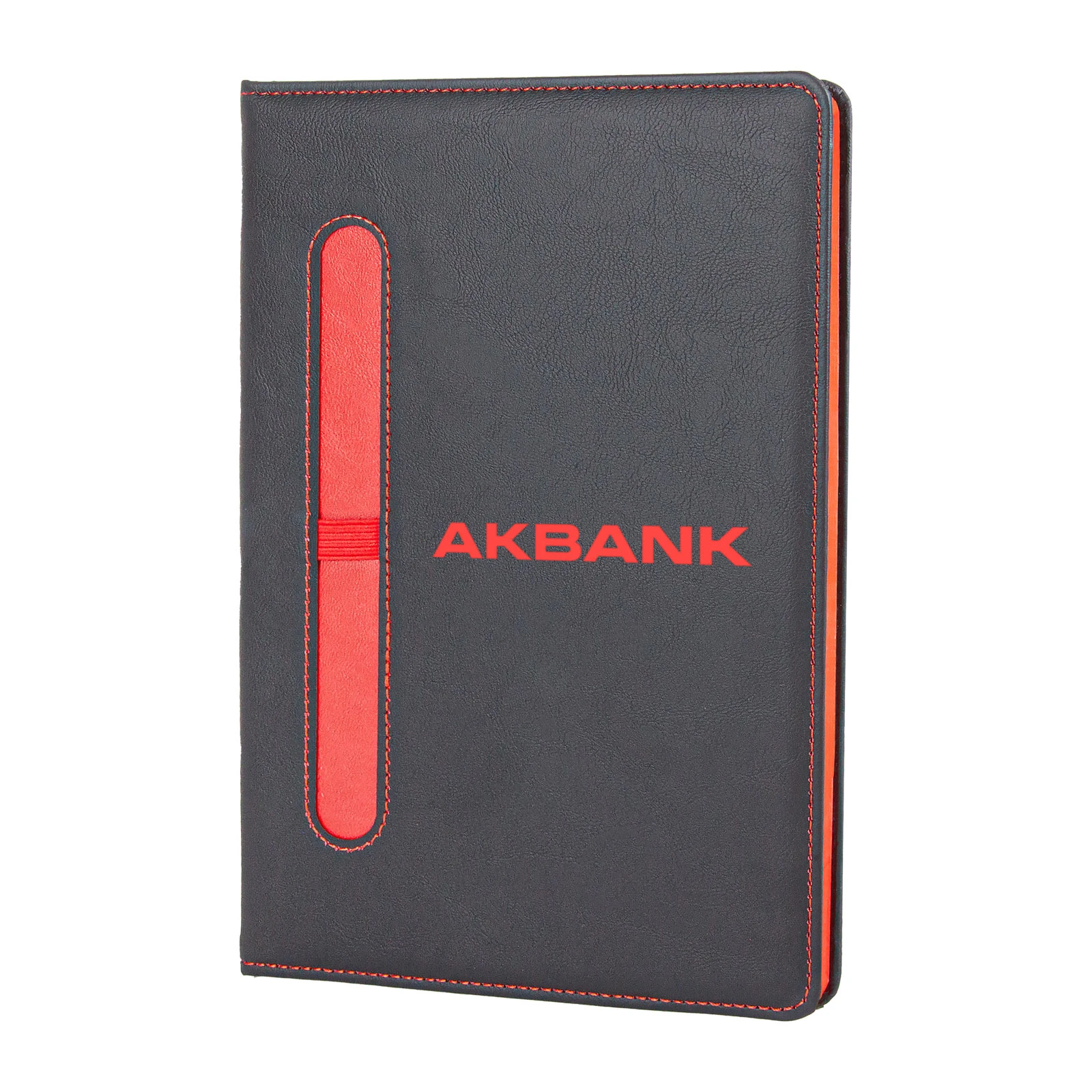 15 x 21 cm Termo Deri Kapaklı Defter 224 Sayfa 70 gr Ivory Krem Çizgili Kenar Boyalı Lazer Kazımalı (Kenar Renk Efektli) Promozone