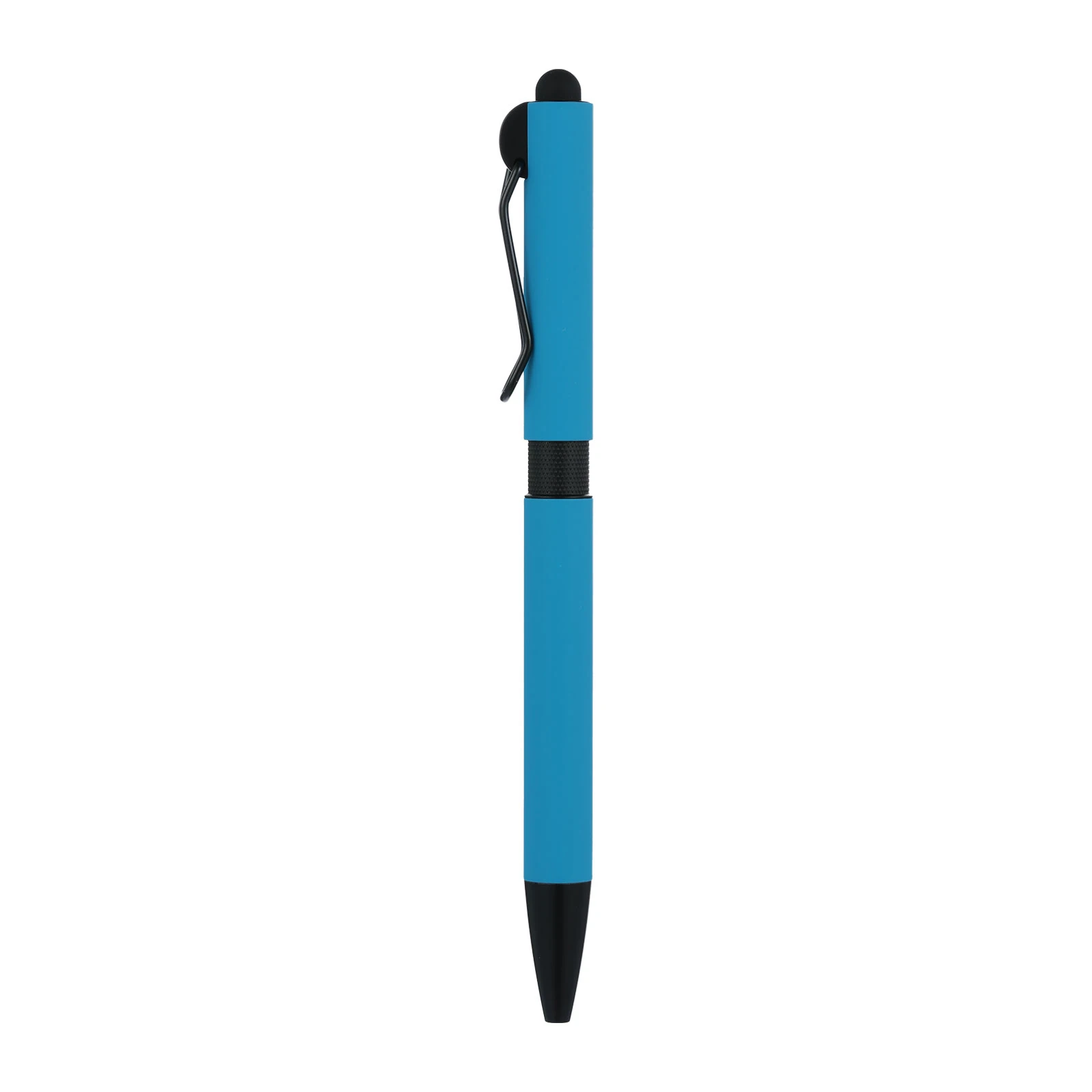 Rubber Kaplamalı Touchpen Metal Tükenmez Kalem – Jell Refill Promozone