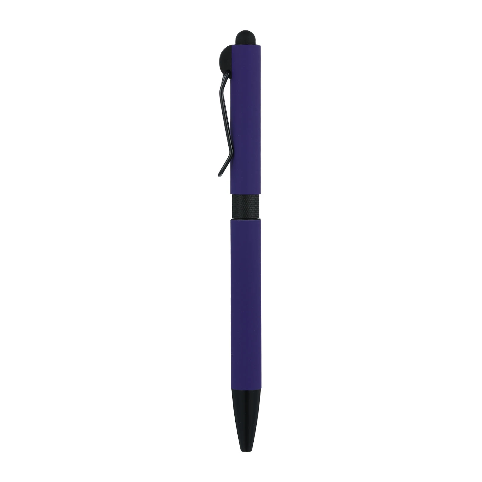 Rubber Kaplamalı Touchpen Metal Tükenmez Kalem – Jell Refill Promozone