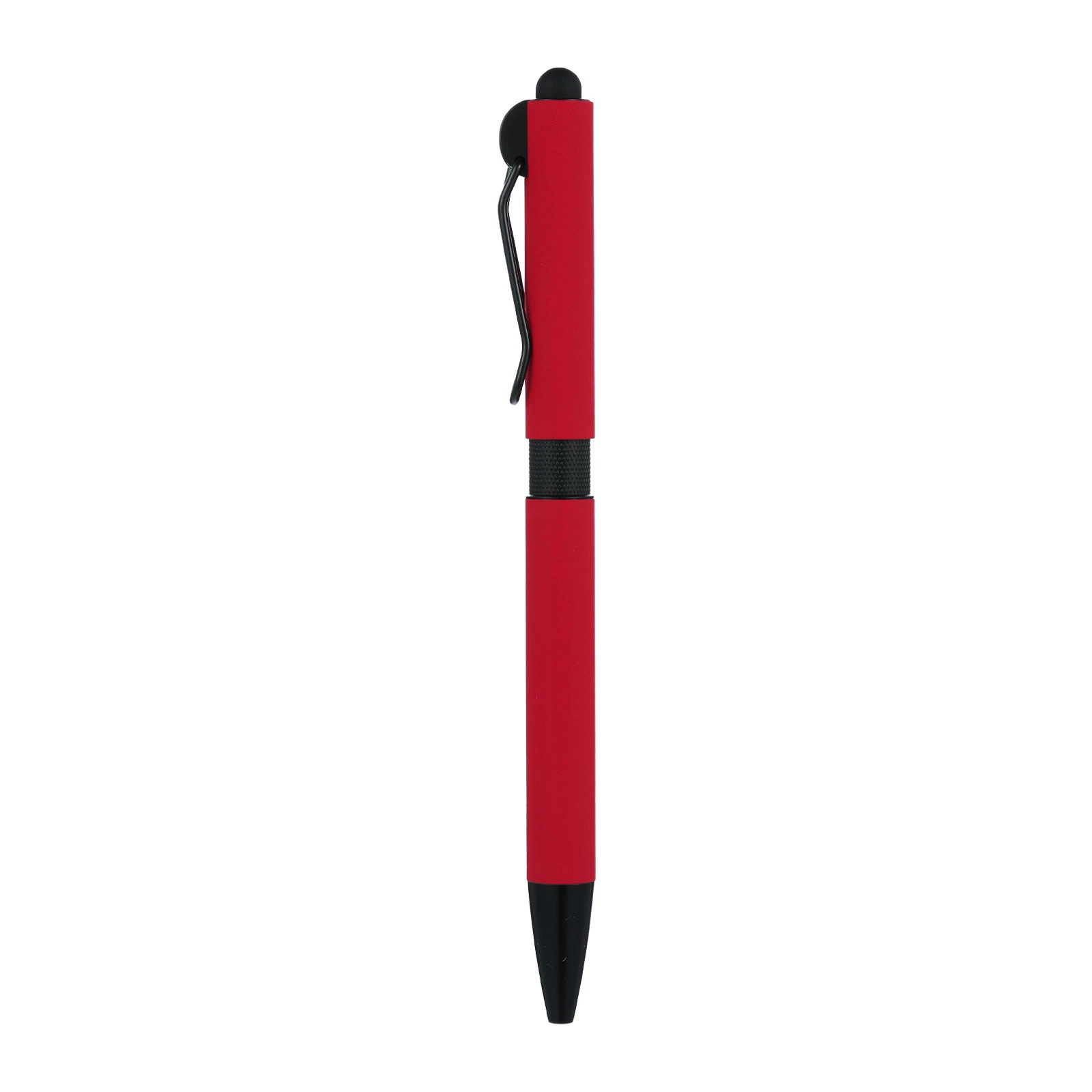Rubber Kaplamalı Touchpen Metal Tükenmez Kalem – Jell Refill Promozone