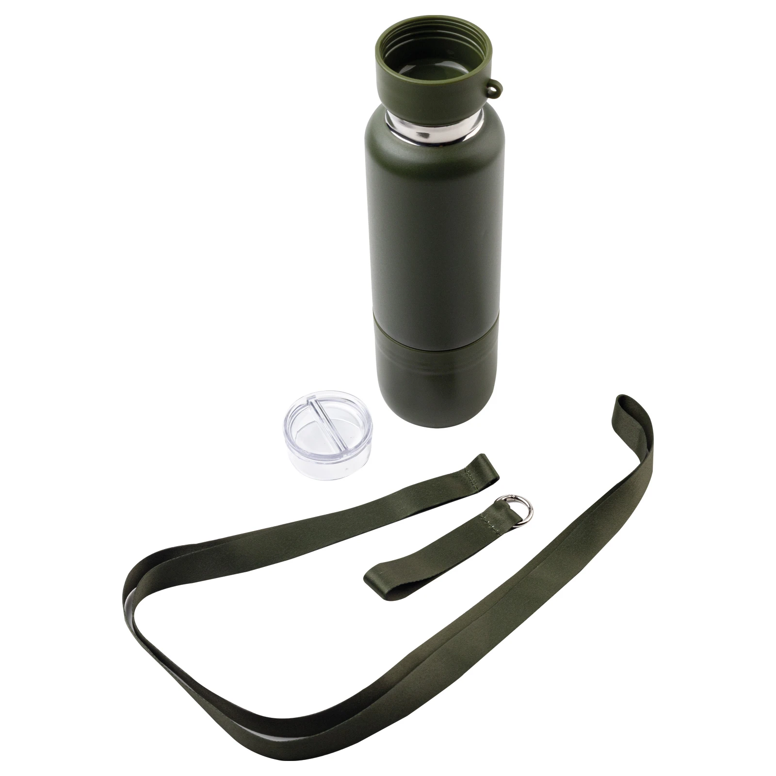 Taban Bardak Hazneli 500 ml Çelik Termos Promozone