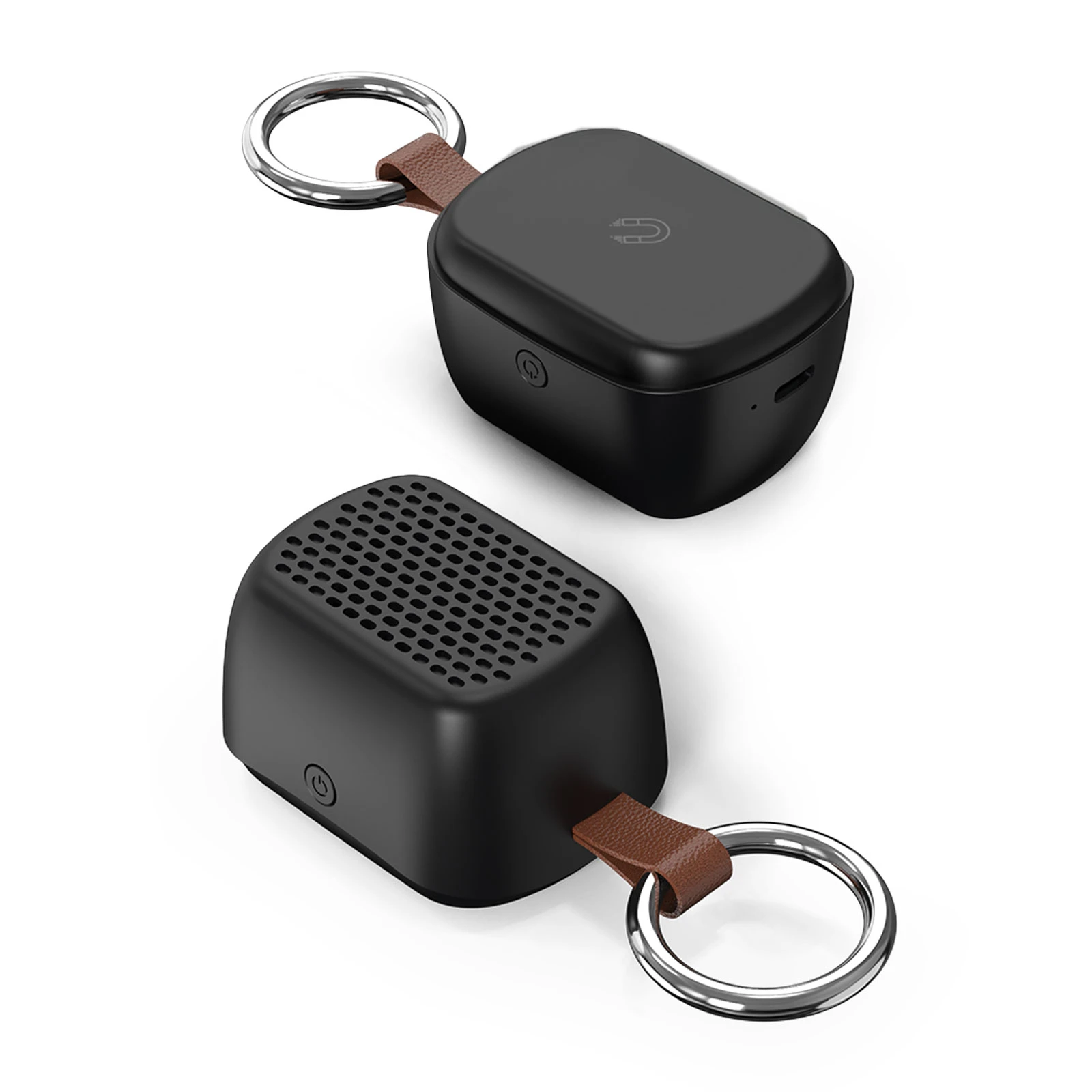 Manyetik Telefon Tutuculu Bluetooth Hoparlör – LED Işıklı Logo Uygulamalı