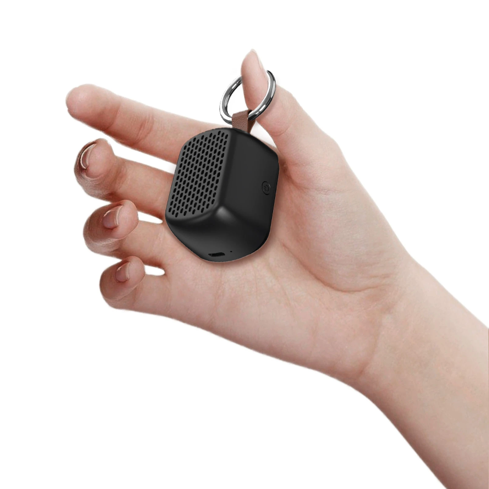 Manyetik Telefon Tutuculu Bluetooth Hoparlör – LED Işıklı Logo Uygulamalı