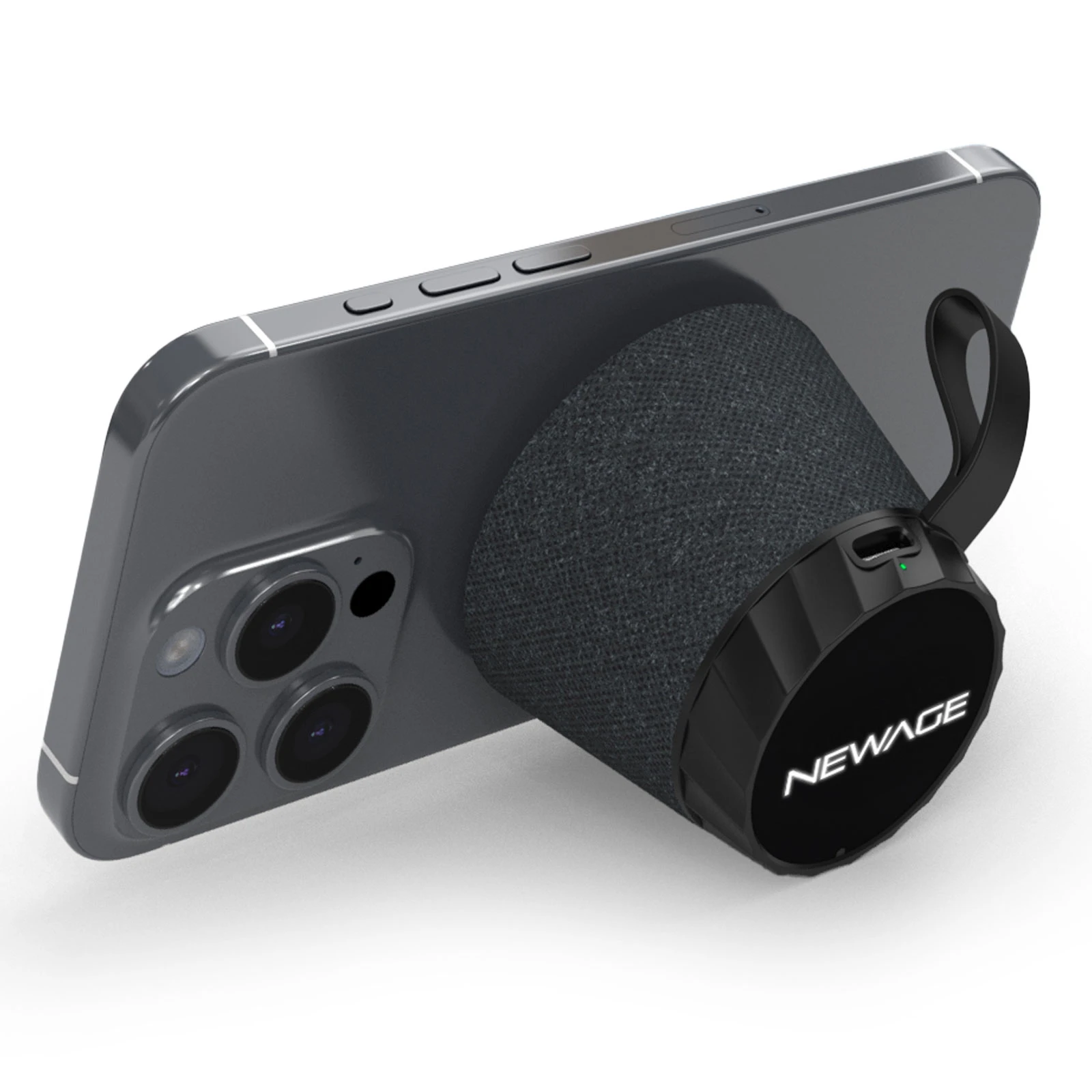 Manyetik Telefon Tutucu ve Işıklı Logo Özellikli Bluetooth Hoparlör Promozone