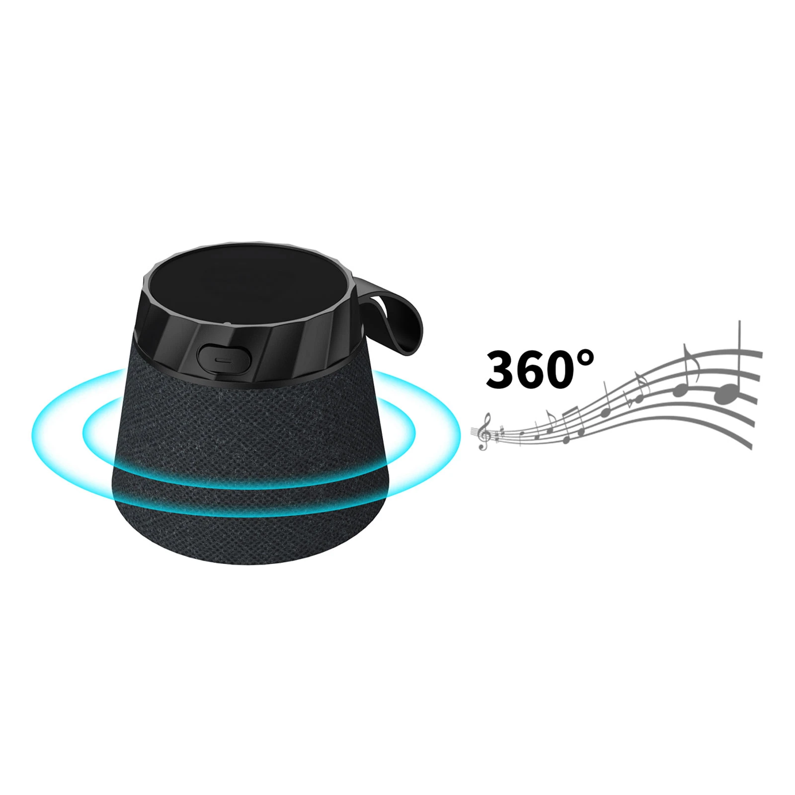 Manyetik Telefon Tutucu ve Işıklı Logo Özellikli Bluetooth Hoparlör Promozone