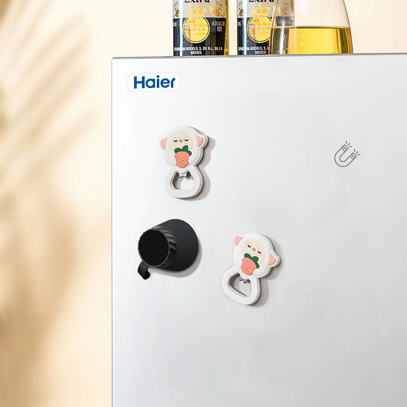 Manyetik Telefon Tutucu ve Işıklı Logo Özellikli Bluetooth Hoparlör Promozone