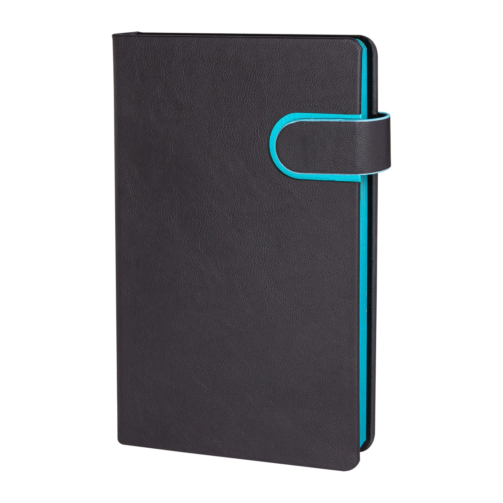 13 x 21 cm Termo Deri Mıknatıslı Kapaklı Defter 224 Sayfa 70 gr Ivory Krem Çizgili Kenar Boyalı Lazer Kazımalı (Kenar Renk Efektli) Promozone