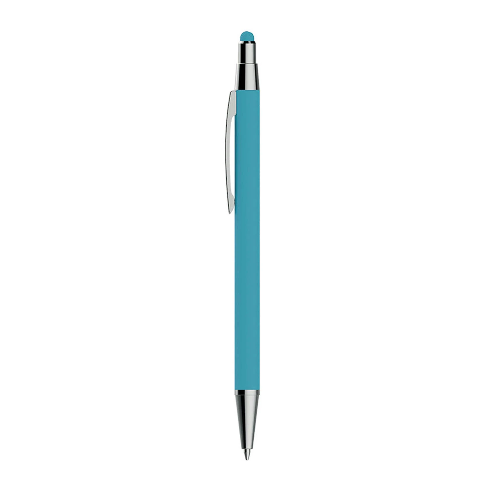 Rubber Gövdeli Touchpen Metal Tükenmez Promozone