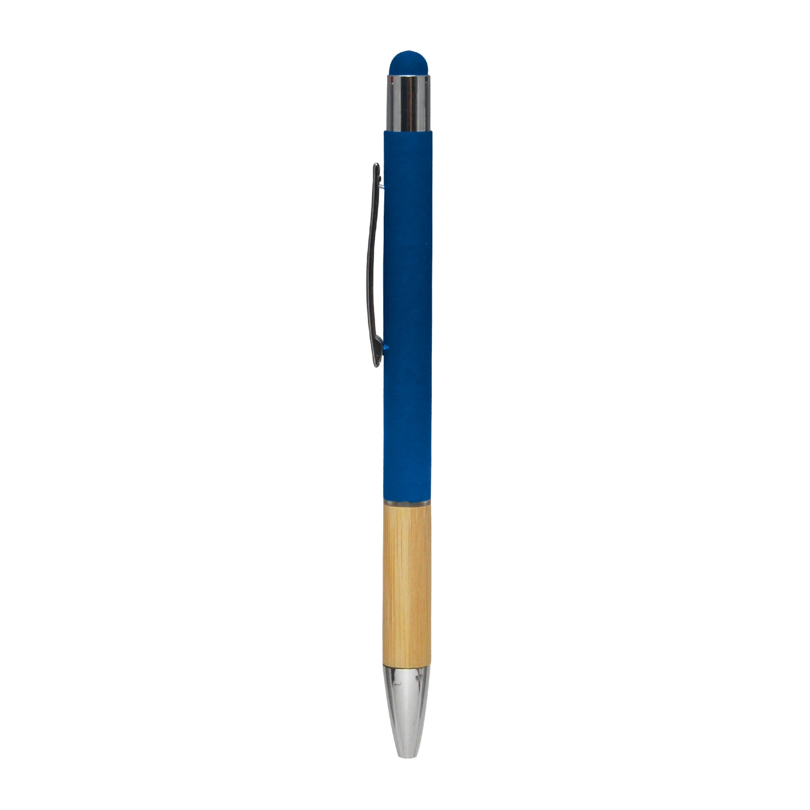 Bambu Tutma Yüzeyli Touchpen Metal Tükenmez Kalem Promozone