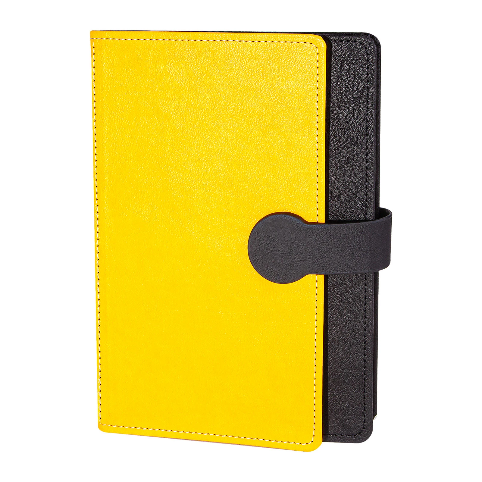 15 x 21 cm Termo Deri Mıknatıslı Kapaklı Defter 224 Sayfa 70 gr Ivory Krem Çizgili Kartvizitlikli Klips Lazer Efektli Promozone