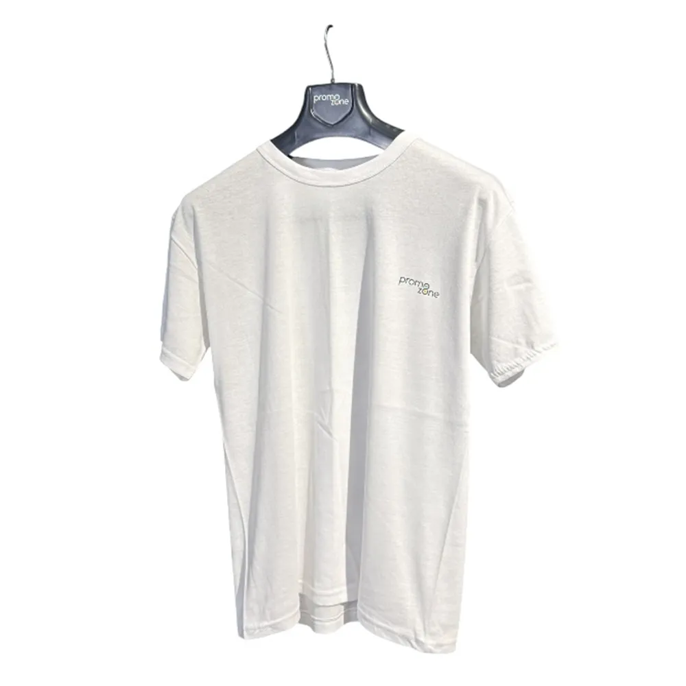 150 GSM EKONOMİK %80 Pamuk %20 Polyester Unisex Tişört – 24/1 Tüp Kumaş Promozone
