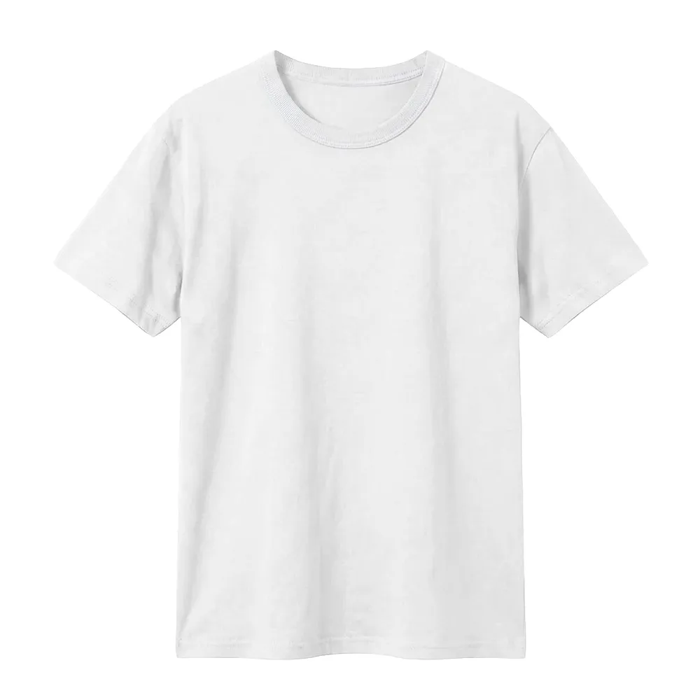 125 GSM Beyaz %80 Pamuk %20 Polyester Kullan At Promosyon Tişört – Unisex Tüp Kumaş Promozone