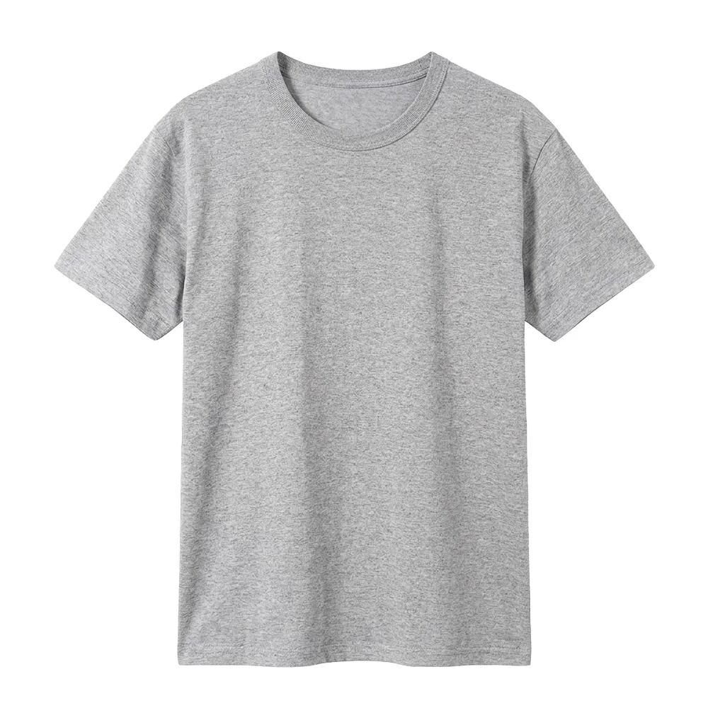 125 GSM Gri %80 Pamuk %20 Polyester Kullan At Promosyon Tişört – Unisex Tüp Kumaş Promozone