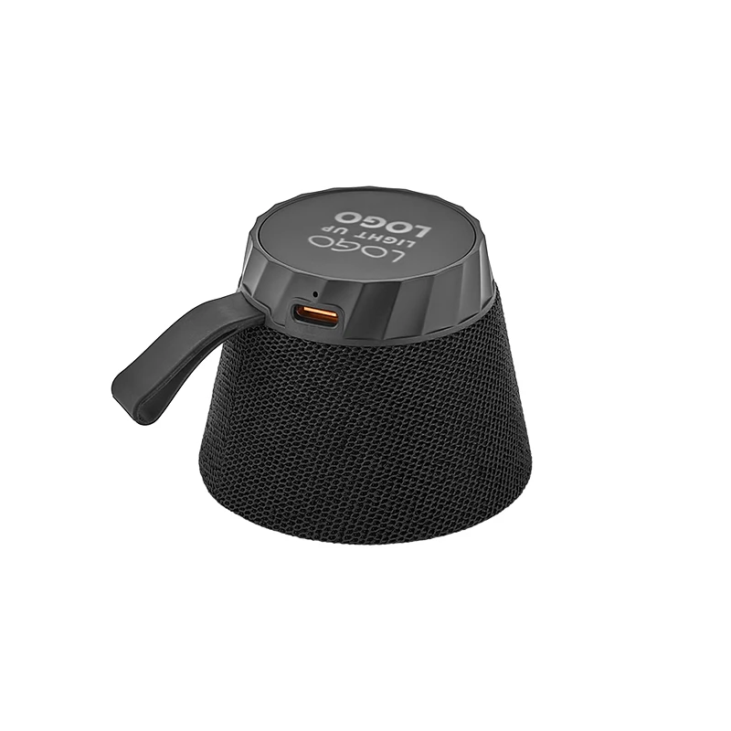 3 W Işıklı Logolu Taşınabilir Bluetooth Hoparlör Promozone