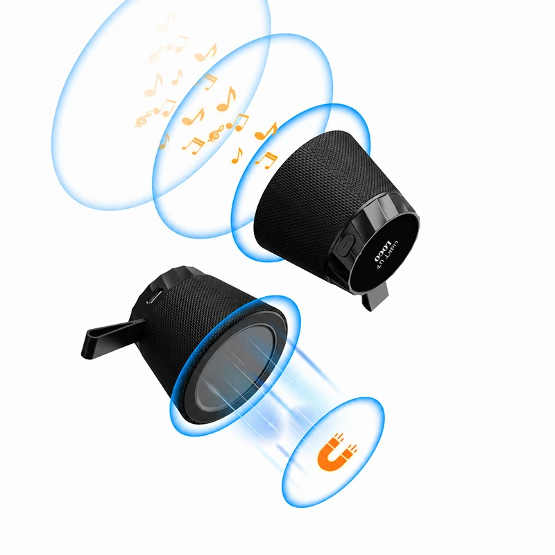 3 W Işıklı Logolu Taşınabilir Bluetooth Hoparlör Promozone