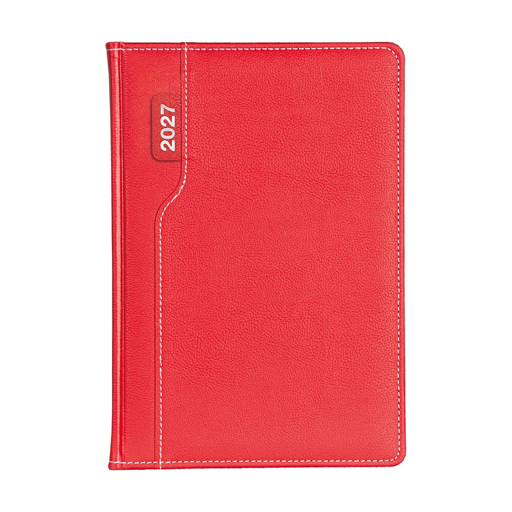 17 x 24 cm Termo PU Sert Kapaklı Günlük Tarihli Ajanda 320 Sayfa 70 gr Krem Çizgili İç Kağıt Promozone